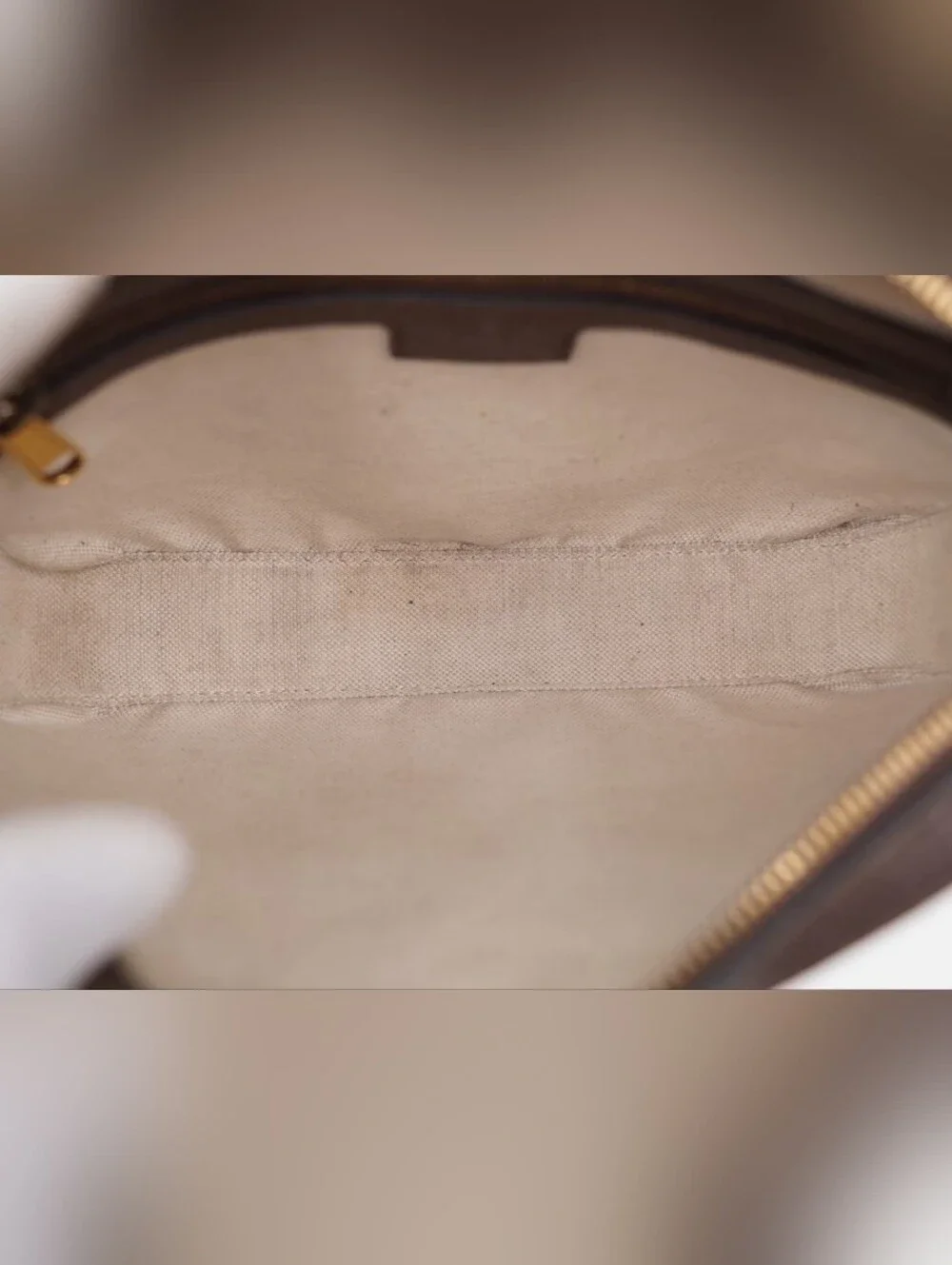 CE04 💗 GUCCI GG Supreme Monogram Web Ophidia Wristlet Shoulder Bag